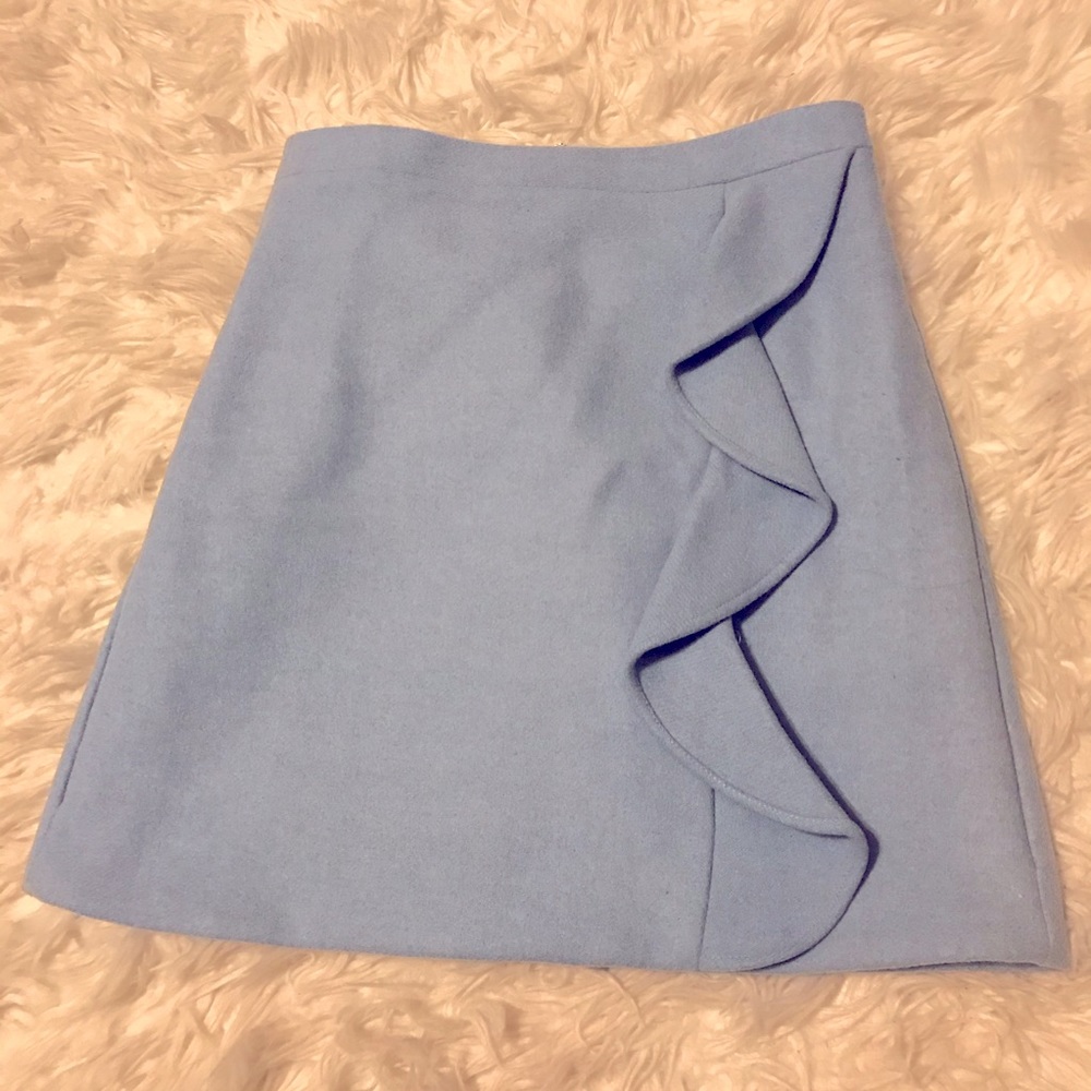 J CREW Mercantile wool trendy skirt 00